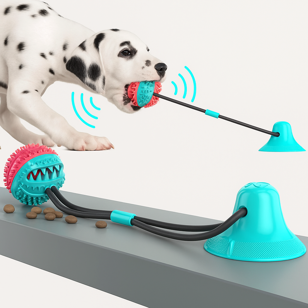 Großer Saugnapf-Spielball - Paw Toy