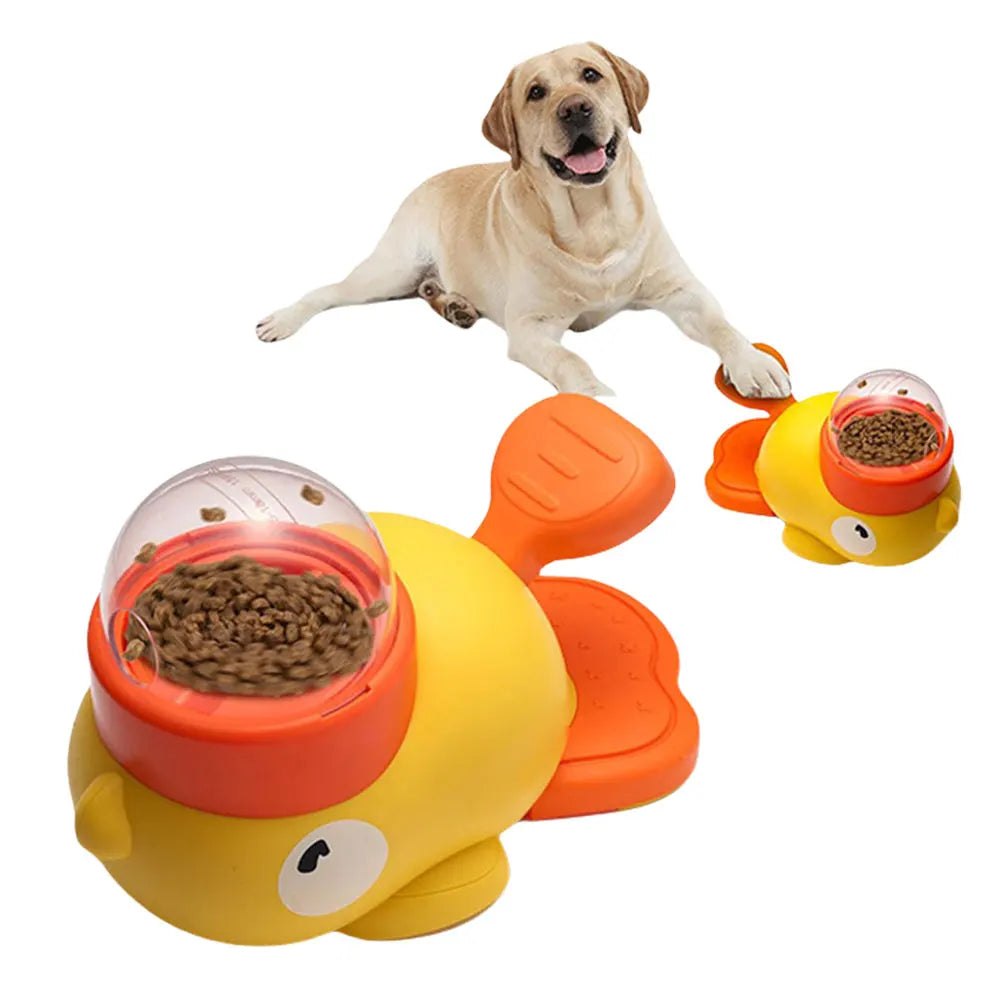 Interaktiver Hunde-Futterspender im niedlichen Enten-Design 🦆 - Paw Toy