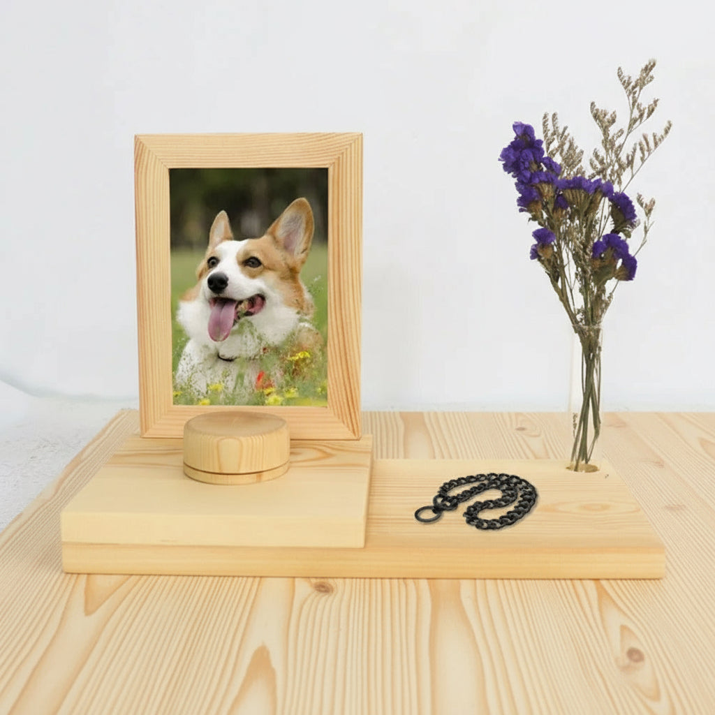Holz-Gedenkrahmen für Haustiere