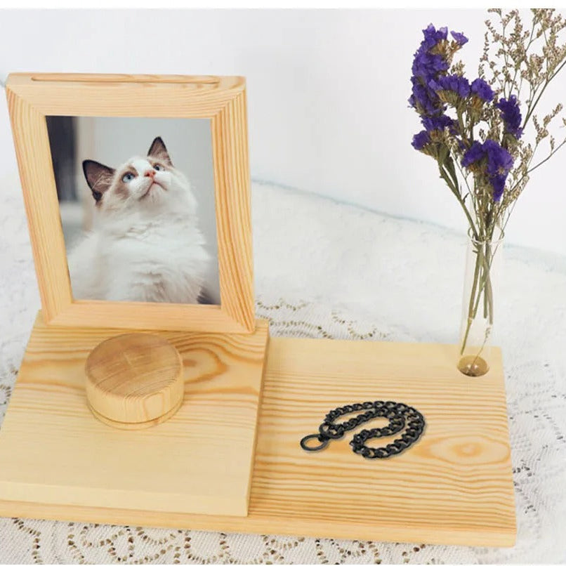 Holz-Gedenkrahmen für Haustiere