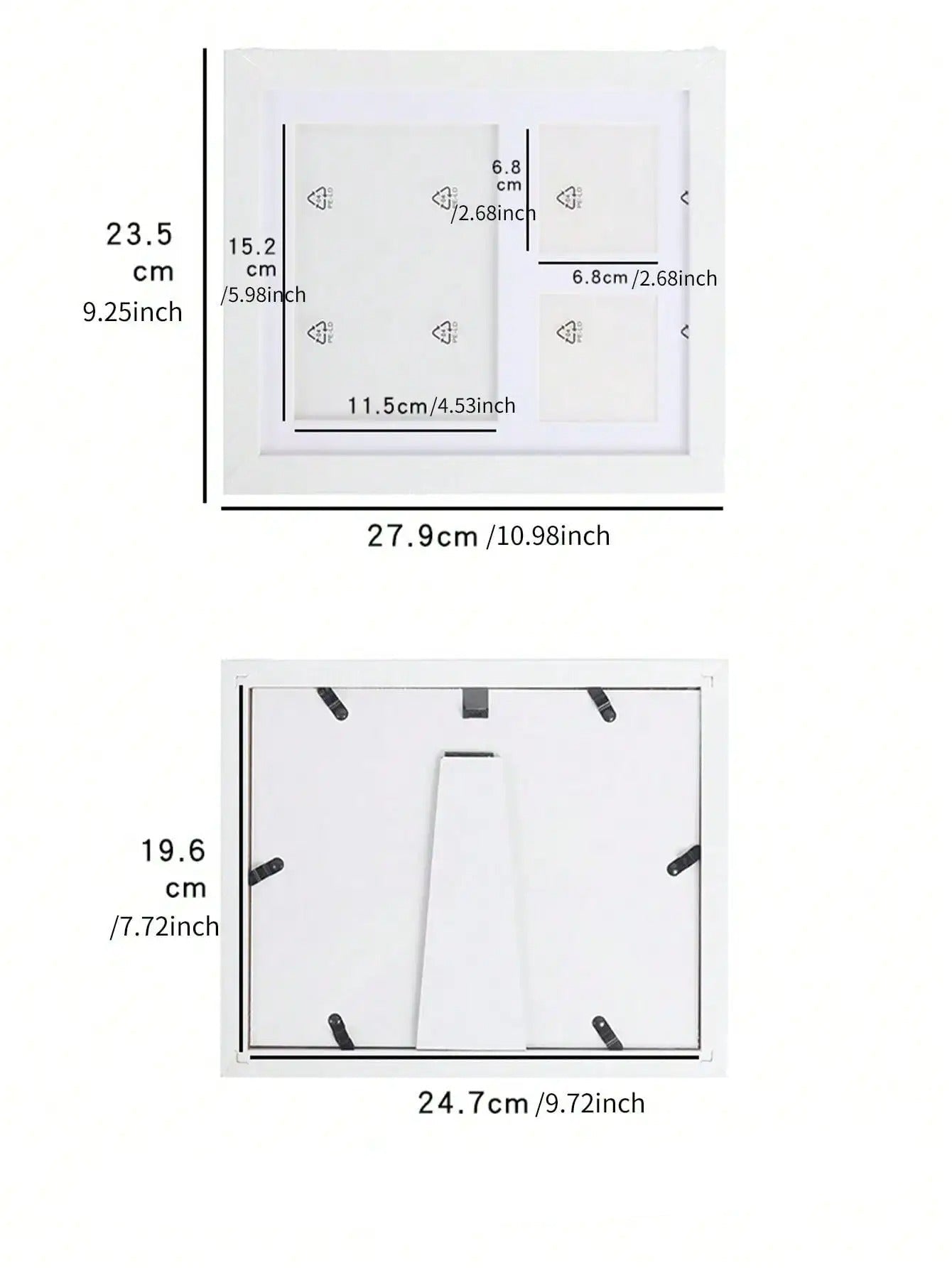 Holz-Gedenkrahmen & Pfotenabdruck-Set für Hunde & Katzen