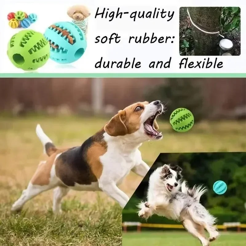 🐾 Interaktiver Hundespielzeugball – Intelligenz, Spaß & Zahnpflege in Einem - Paw Toy